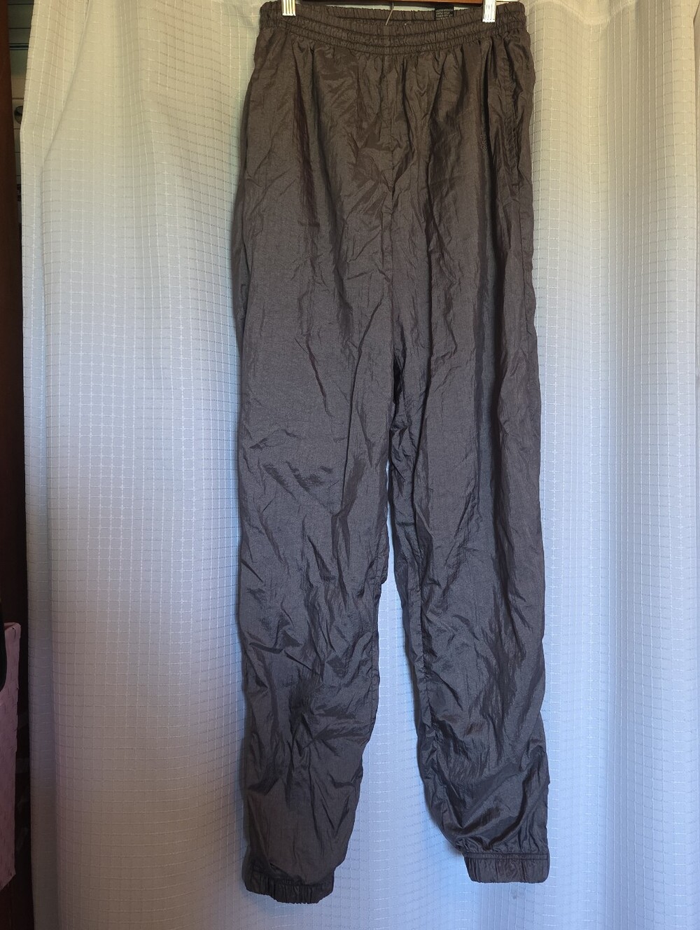 Vintage USA Olympic JCPenney Track Pants Mens Small Gray Windbreaker Joggers